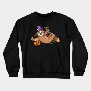 Funny animal Halloween Sloth Lovers Cute Halloween sloth Crewneck Sweatshirt